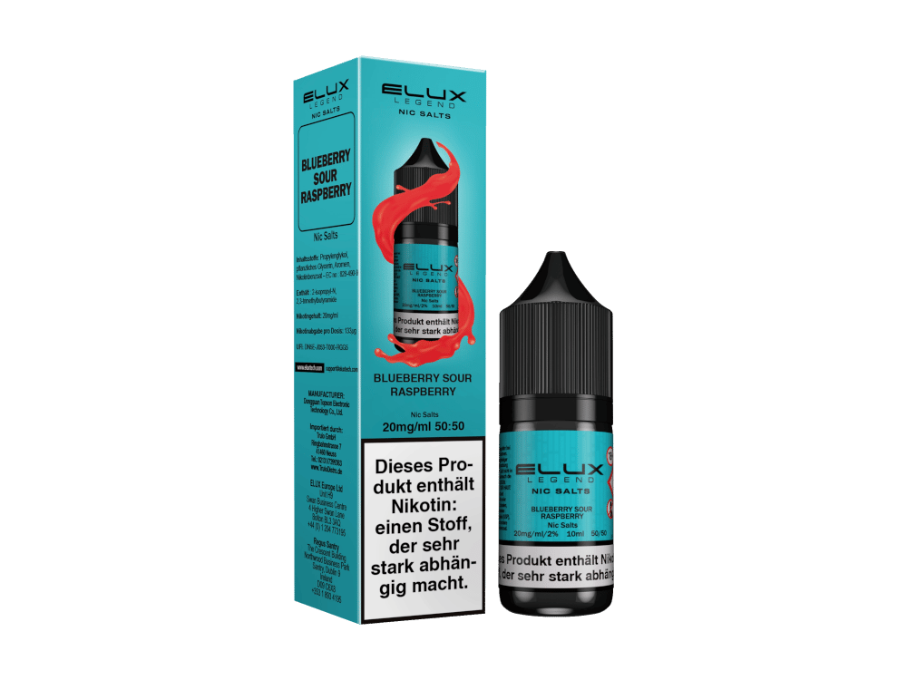 Elux - Blueberry Sour Raspberry - Nikotinsalz Liquid
