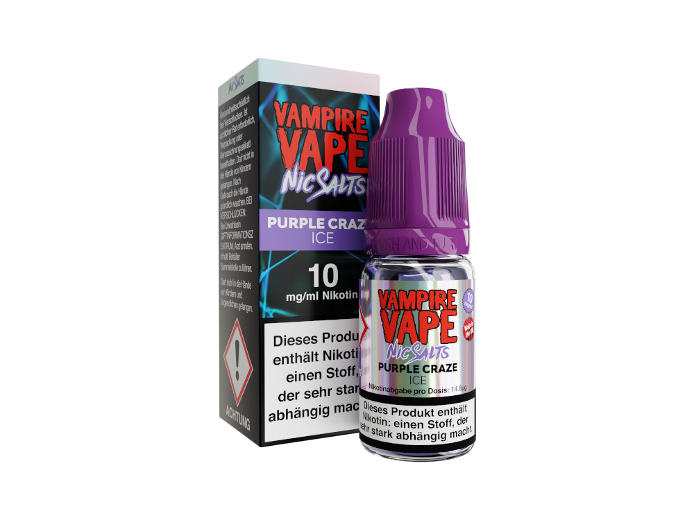Vampire Vape - Purple Craze Ice - Nikotinsalz Liquid 10 mg/ml
