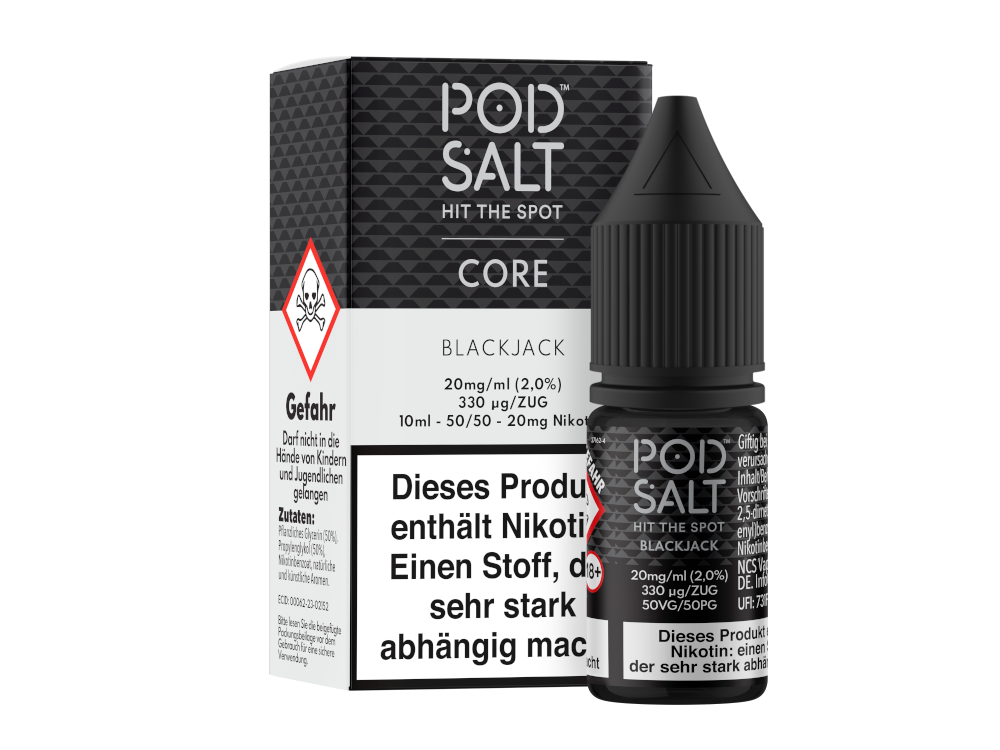 Pod Salt Core - Blackjack - Nikotinsalz Liquid
