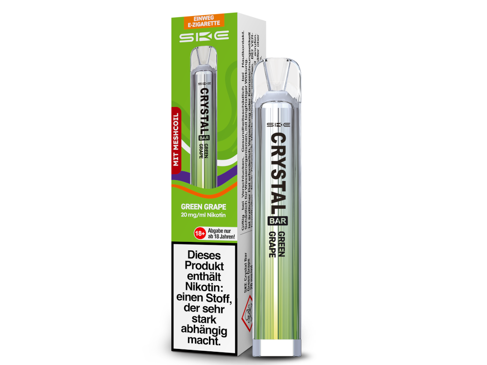 SKE - Crystal Bar Einweg E-Zigarette - 20 mg/ml