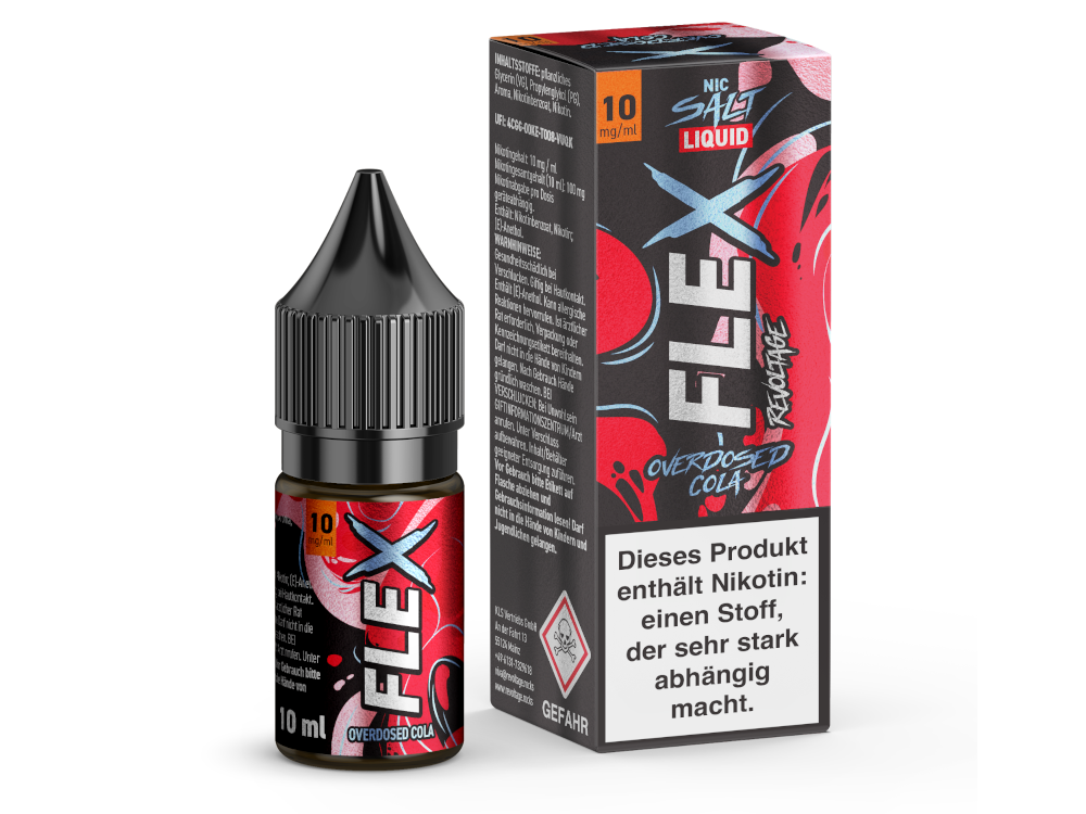Revoltage - FLEX - Overdosed Cola - Nikotinsalz Liquid