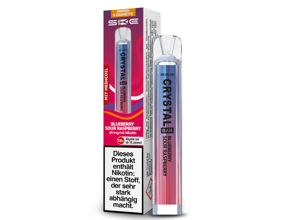 SKE - Crystal Bar Einweg E-Zigarette - 20 mg/ml