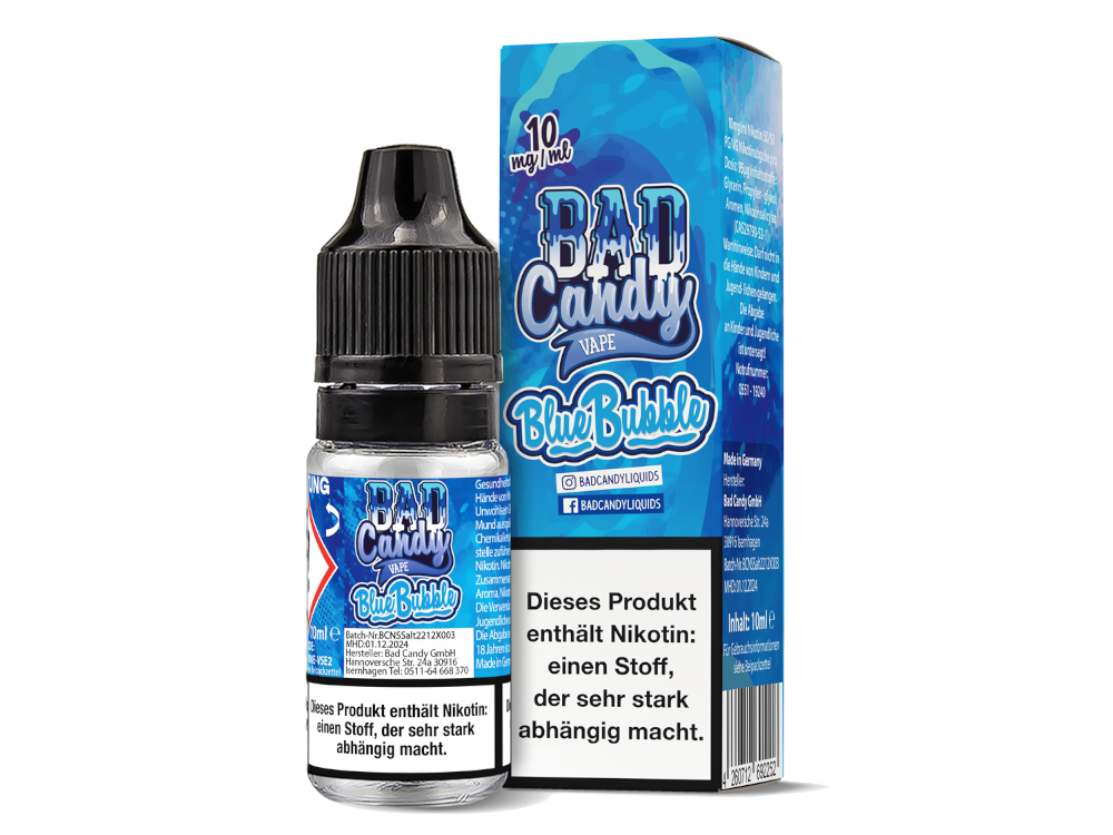 Bad Candy Liquids - Blue Bubble - Nikotinsalz Liquid