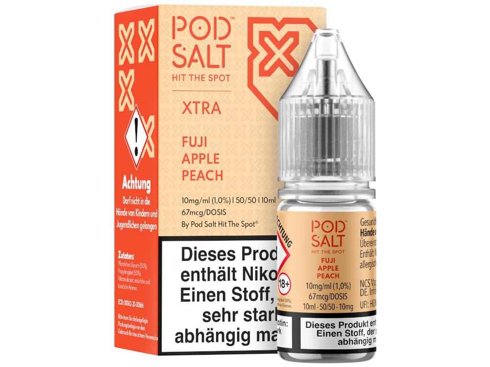 Pod Salt X - Fuji Apple Peach - Nikotinsalz Liquid