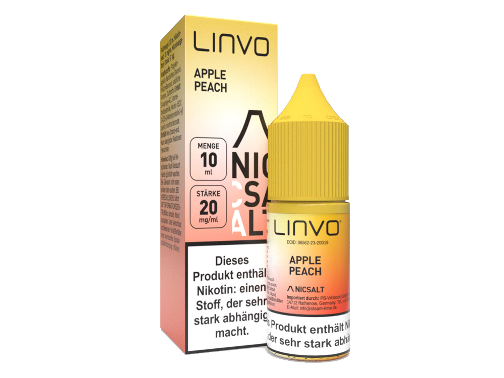 Linvo - Apple Peach - Nikotinsalz Liquid 20 mg/ml