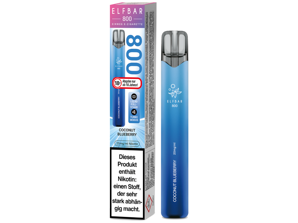 Elfbar 800 Einweg E-Zigarette - 20 mg/ml