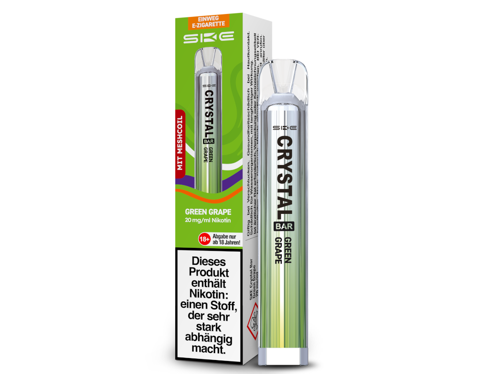 SKE - Crystal Bar Einweg E-Zigarette - 20 mg/ml