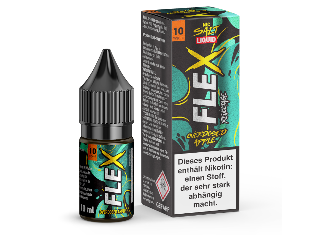 Revoltage - FLEX - Overdosed Apple - Nikotinsalz Liquid