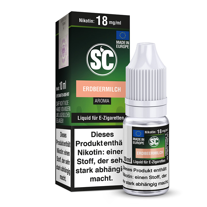 Erdbeermilch - SC Eliquid - Nikotin 10ml