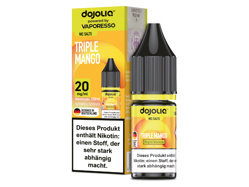 Vaporesso - Dojoliq - Triple Mango - Nikotinsalz Liquid