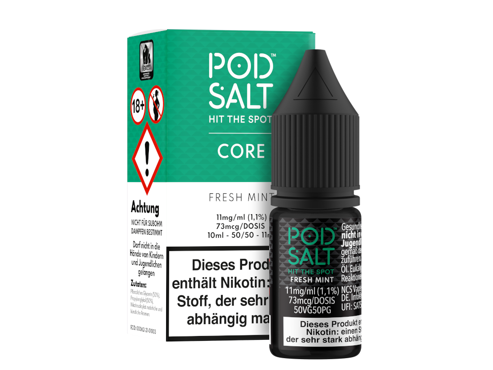Pod Salt Core - Fresh Mint - Nikotinsalz Liquid