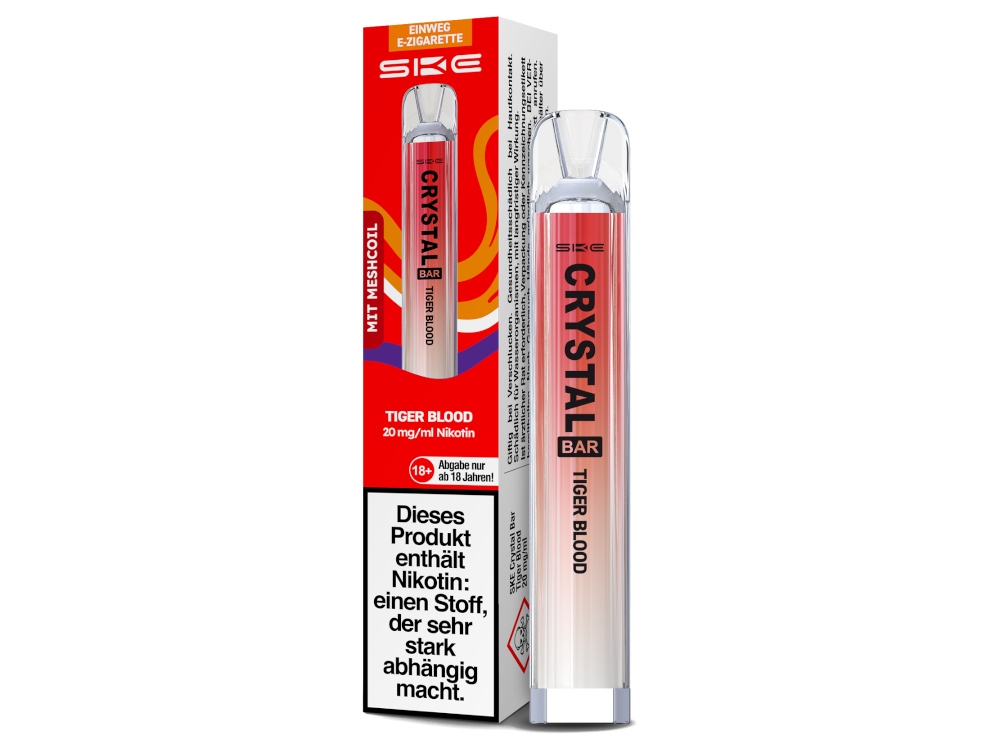 SKE - Crystal Bar Einweg E-Zigarette - 20 mg/ml