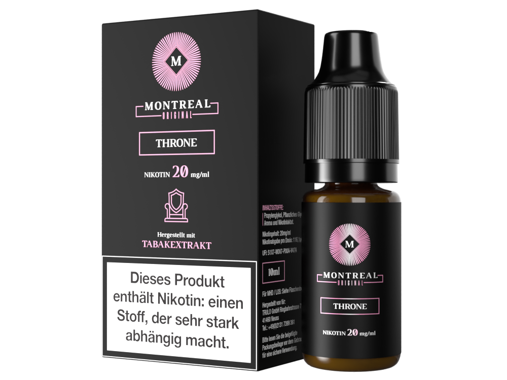 Montreal Original - Throne - Nikotinsalz Liquid