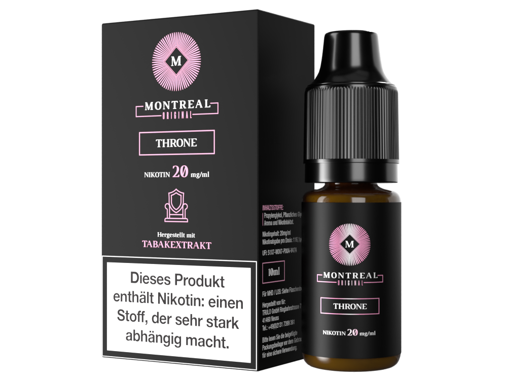 Montreal Original - Throne - Nikotinsalz Liquid