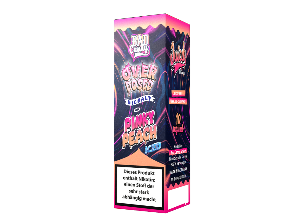 Bad Candy Liquids - Juicd - Overdosed Pinky Peach - Nikotinsalz Liquid