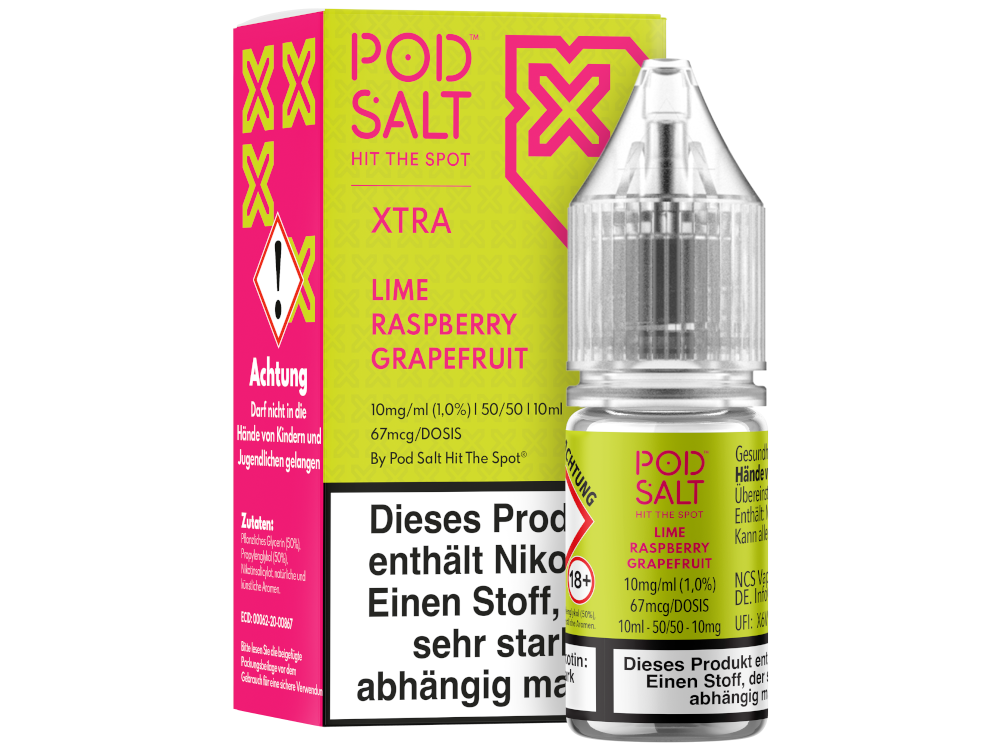 Pod Salt X - Lime Raspberry Grapefruit - Nikotinsalz Liquid