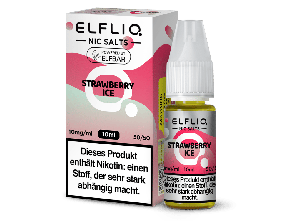 ELFLIQ - Strawberry Ice - Nikotinsalz Liquid