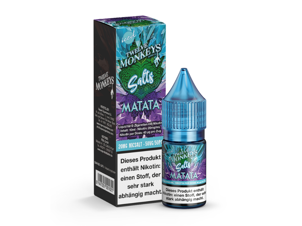 Twelve Monkeys - Iced - Matata - Nikotinsalz Liquid 20 mg/ml