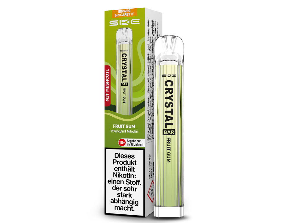 SKE - Crystal Bar Einweg E-Zigarette - 20 mg/ml
