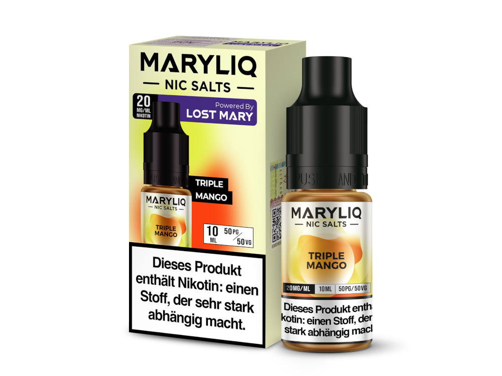 MARYLIQ - Triple Mango - Nikotinsalz Liquid