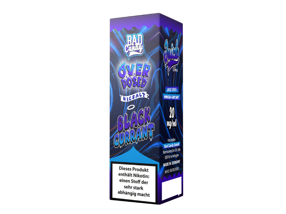 Bad Candy Liquids - Juicd - Overdosed Blackcurrant - Nikotinsalz Liquid
