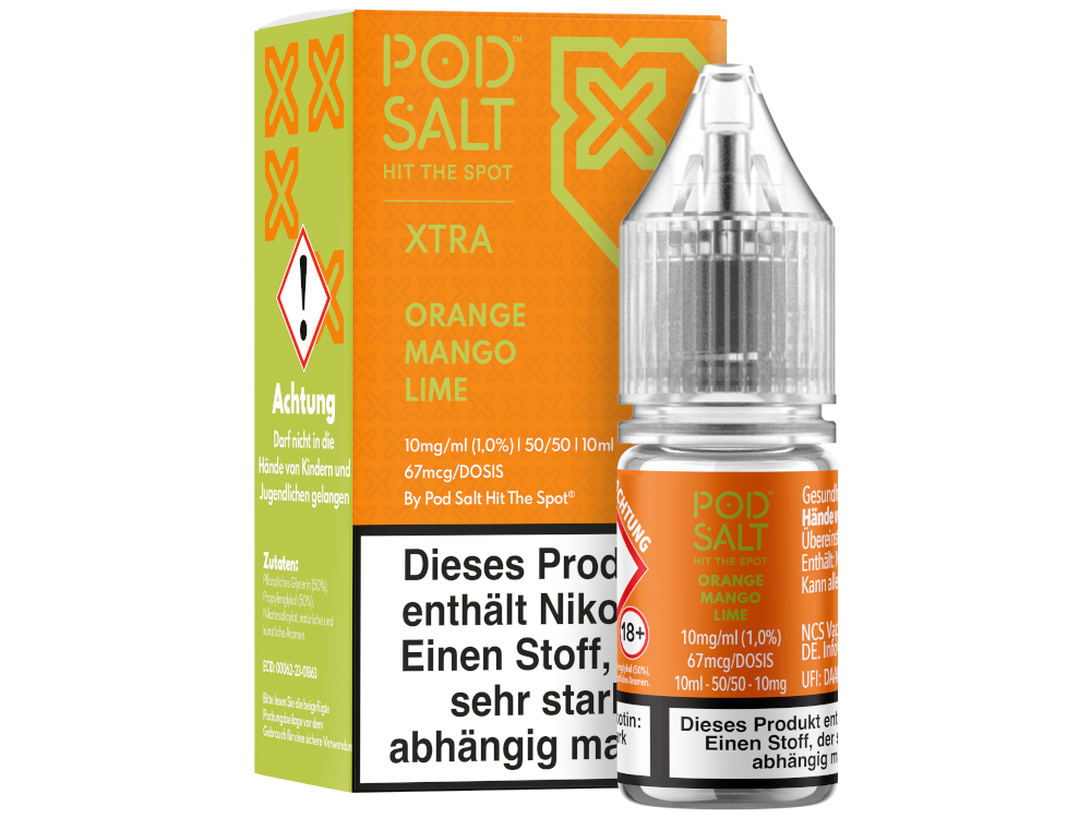 Pod Salt X - Orange Mango Lime - Nikotinsalz Liquid