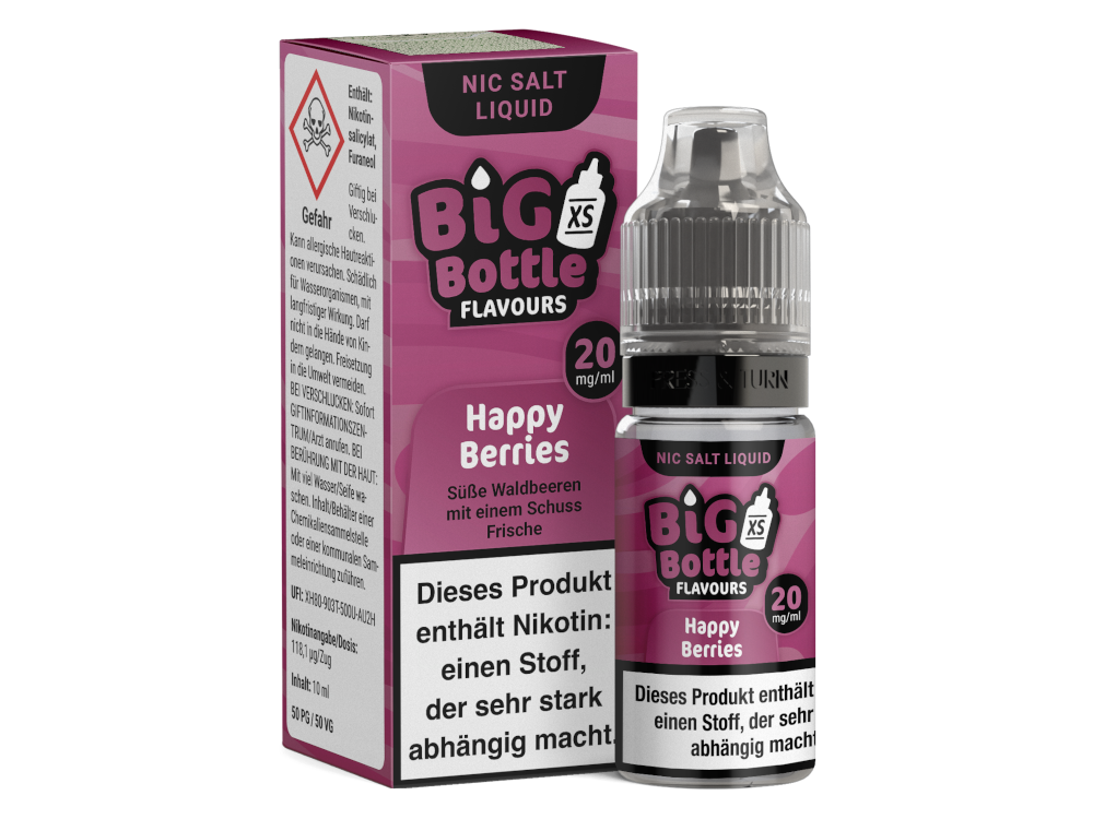 Big Bottle - Happy Berries - Nikotinsalz Liquid