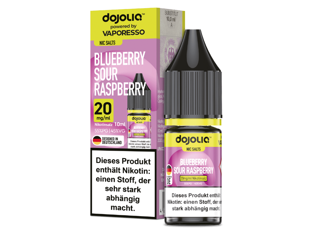 Vaporesso - Dojoliq - Blueberry Sour Raspberry - Nikotinsalz Liquid