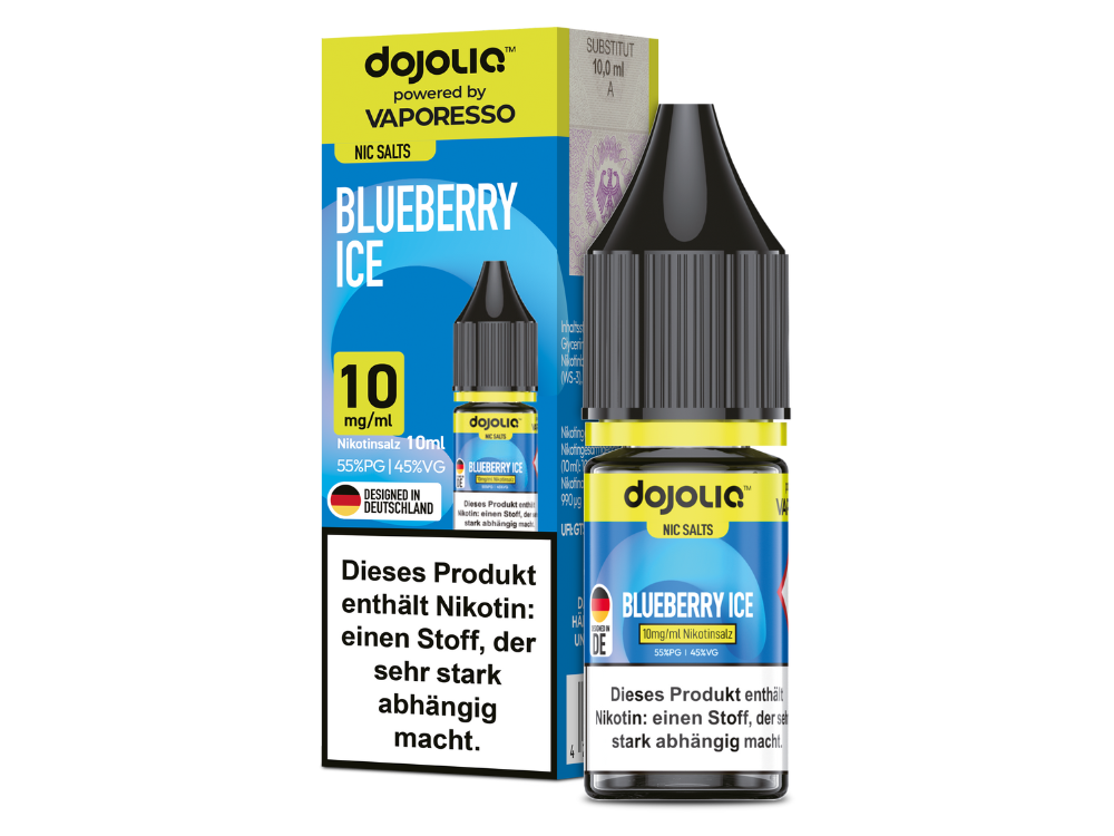 Vaporesso - Dojoliq - Blueberry Ice - Nikotinsalz Liquid