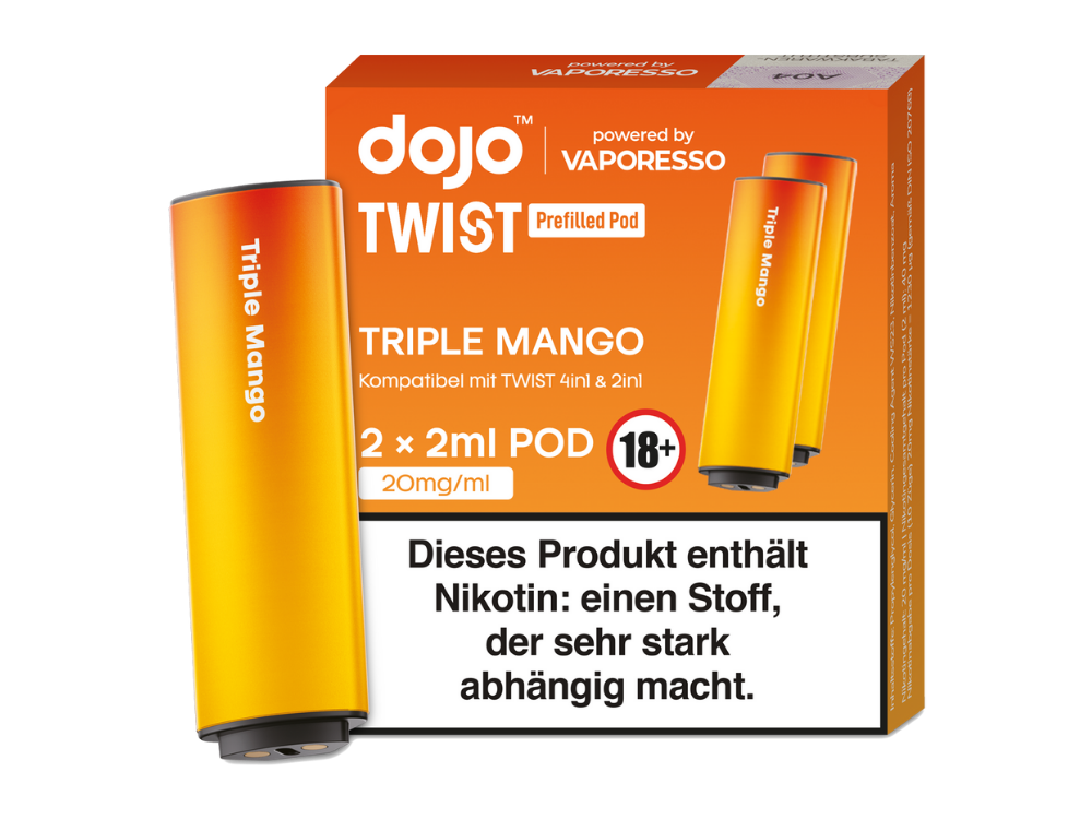Vaporesso - Dojo - Twist Pod 20 mg/ml (2 Stück pro Packung)
