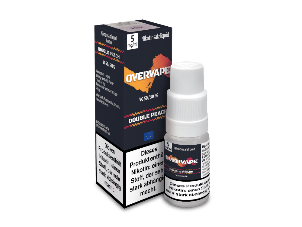 Overvape - Double Peach - Nikotinsalz Liquid
