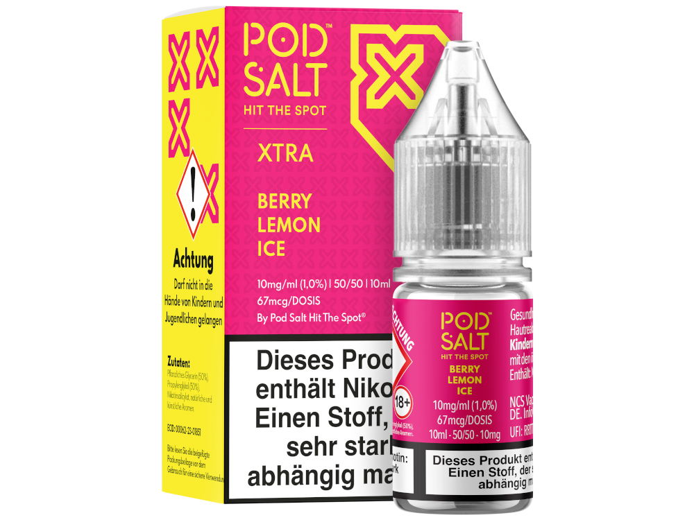 Pod Salt X - Berry Lemon Ice - Nikotinsalz Liquid