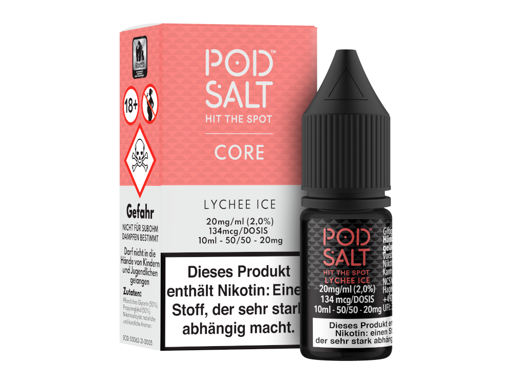 Pod Salt Core - Lychee Ice - Nikotinsalz Liquid