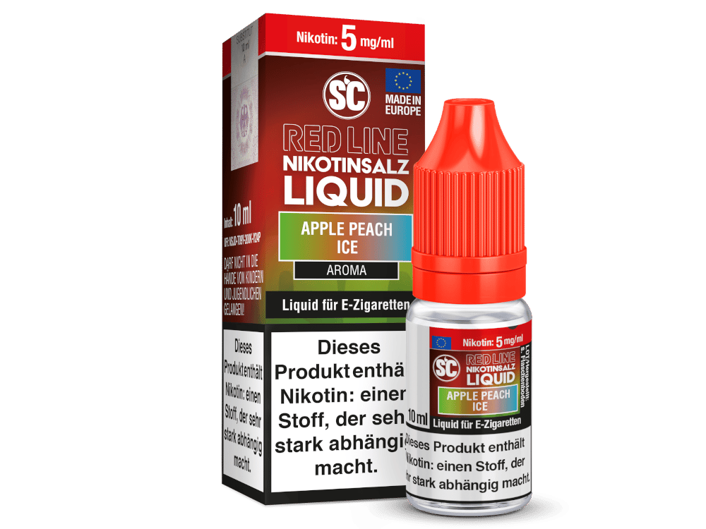 SC - Red Line - Apple Peach Ice - Nikotinsalz Liquid