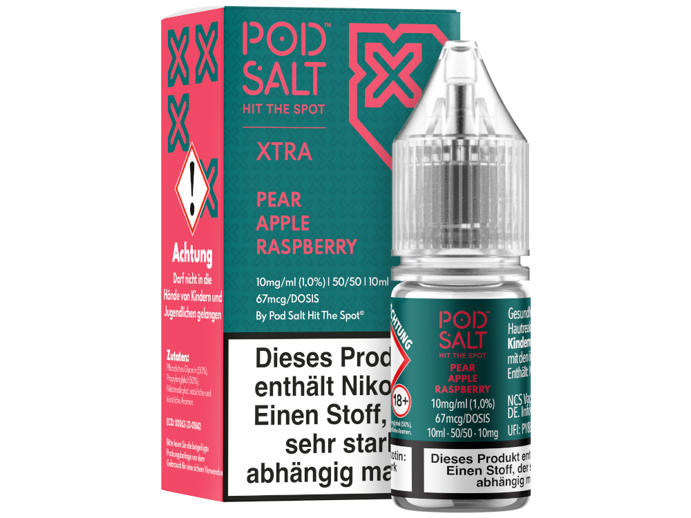 Pod Salt X - Pear Apple Raspberry - Nikotinsalz Liquid