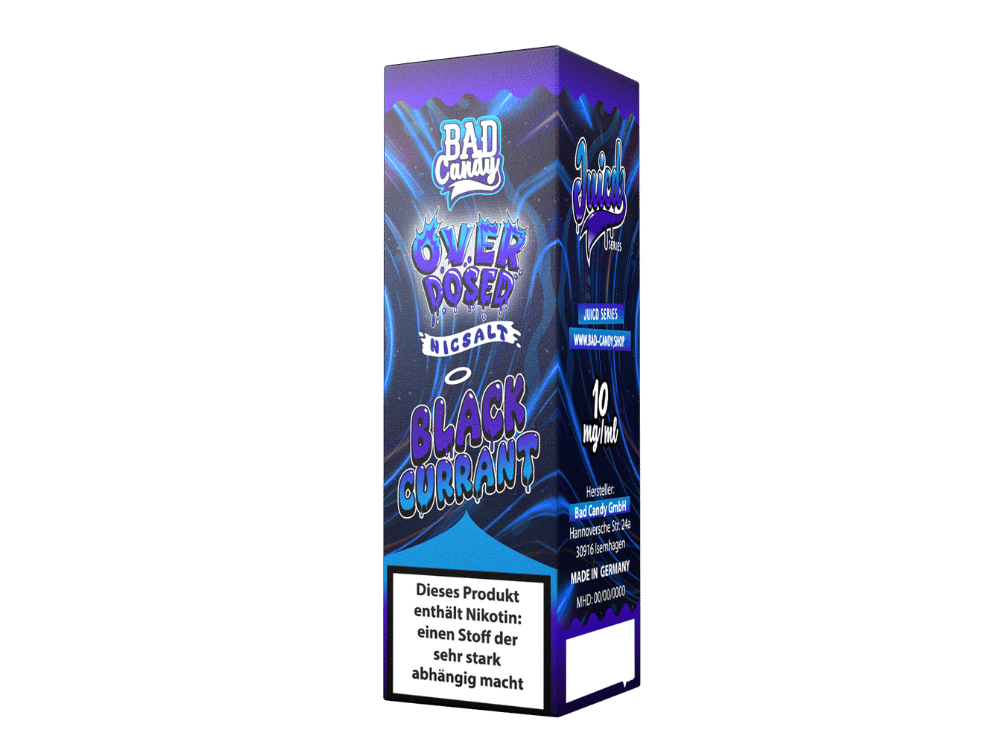 Bad Candy Liquids - Juicd - Overdosed Blackcurrant - Nikotinsalz Liquid