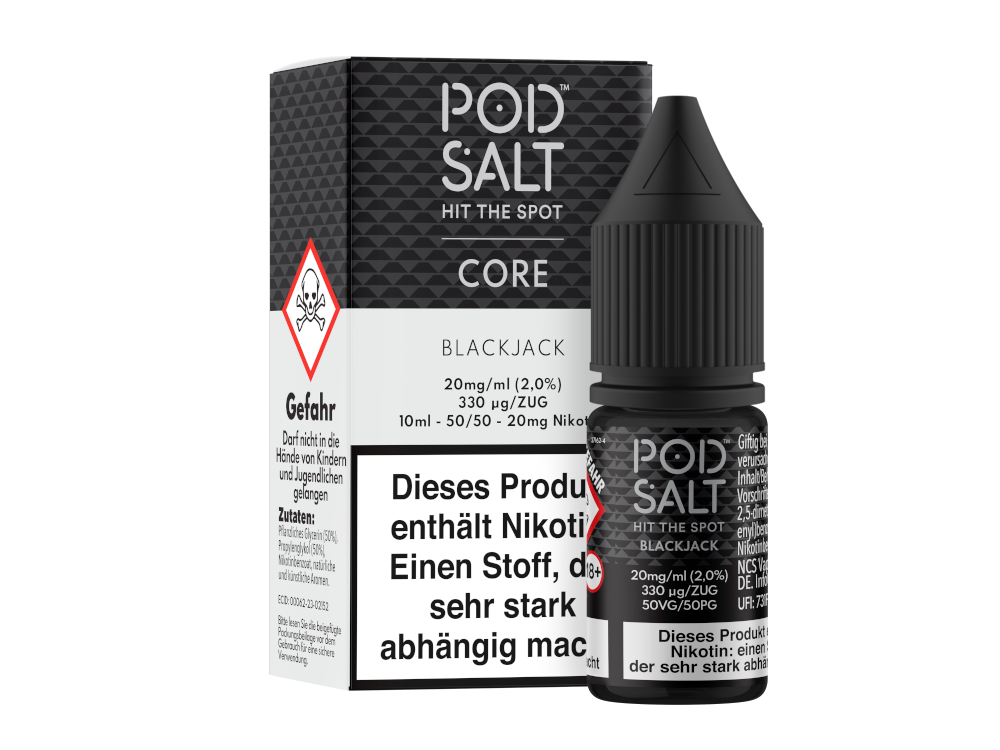 Pod Salt Core - Blackjack - Nikotinsalz Liquid