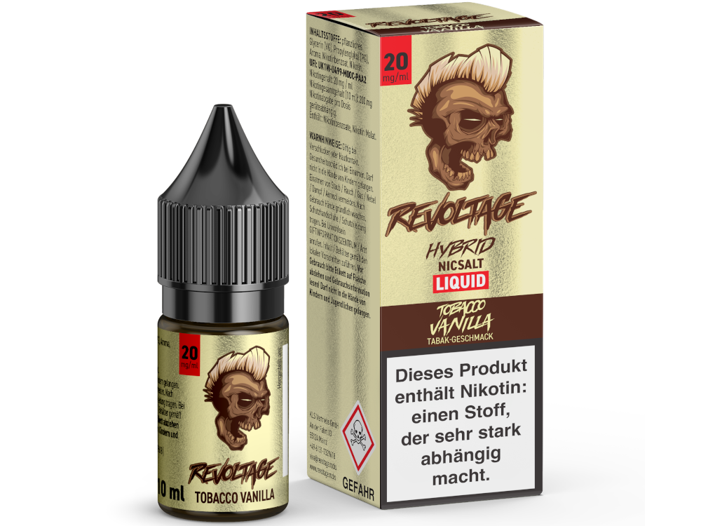 Revoltage - Tobacco Vanilla - Hybrid Nikotinsalz Liquid