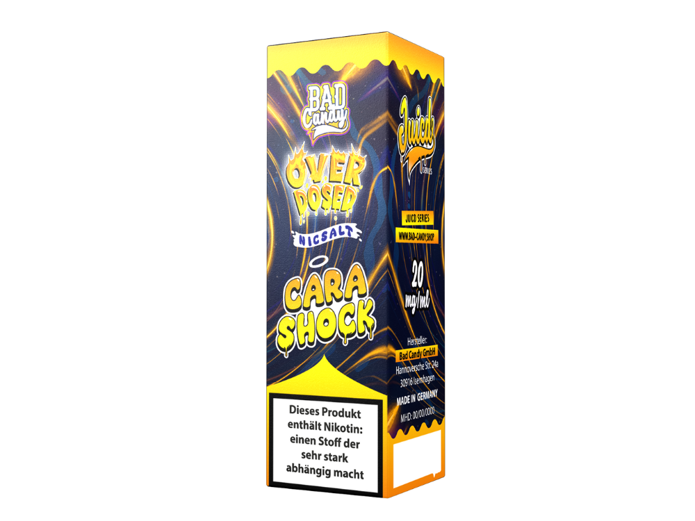 Bad Candy Liquids - Juicd - Overdosed Cara Shock - Nikotinsalz Liquid