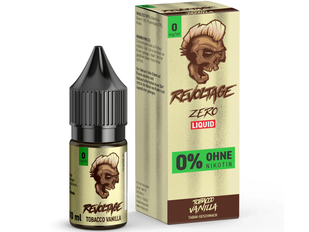 Revoltage - Tobacco Vanilla - Hybrid Nikotinsalz Liquid 0 mg/ml