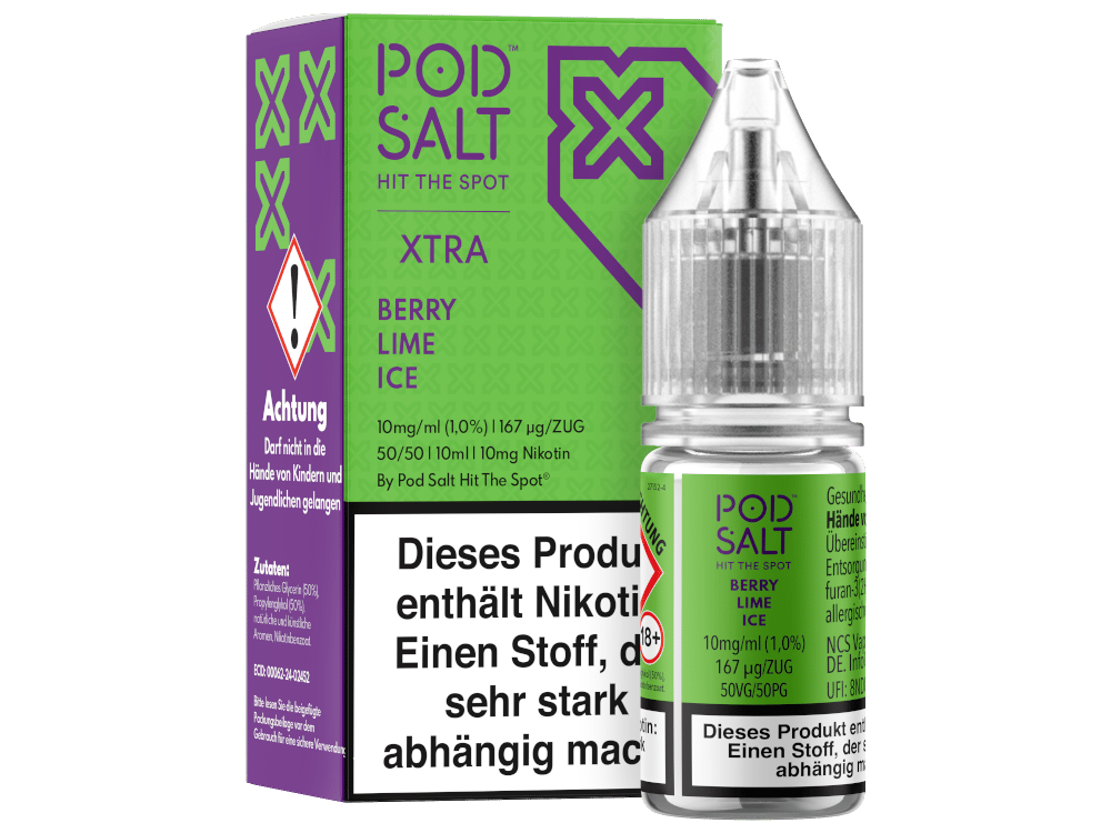 Pod Salt X - Berry Lime Ice - Nikotinsalz Liquid