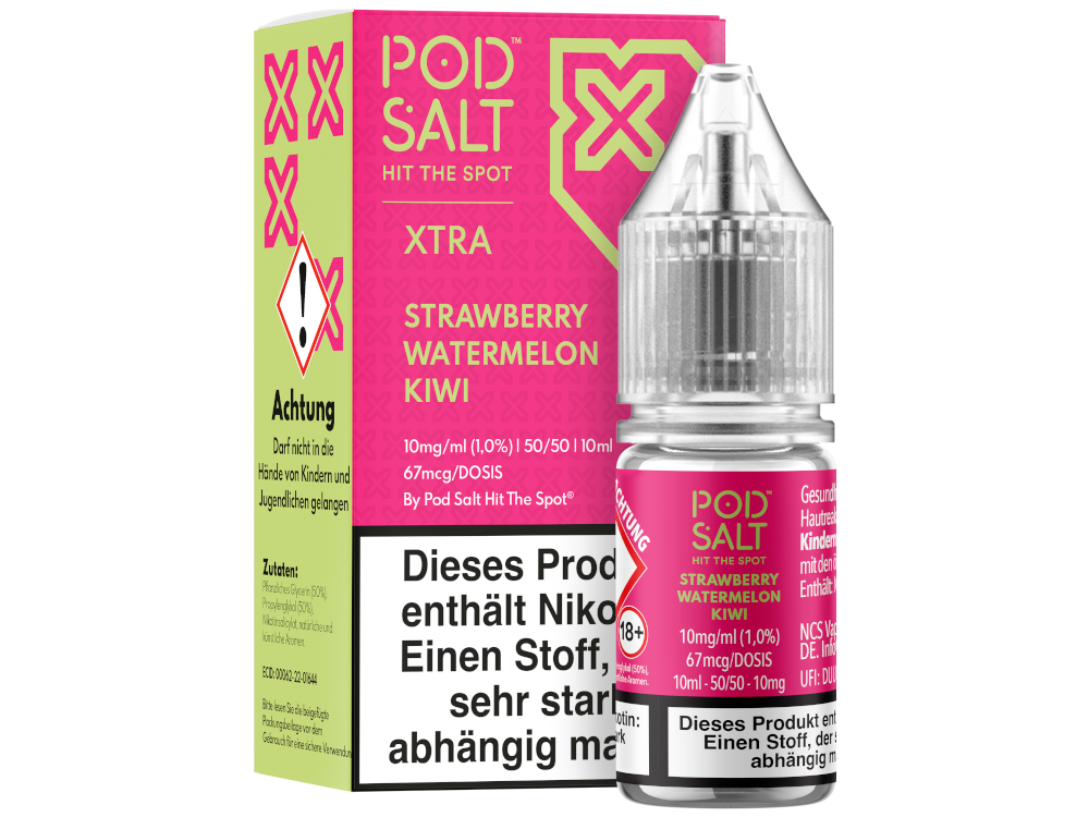 Pod Salt X - Strawberry Watermelon Kiwi - Nikotinsalz Liquid