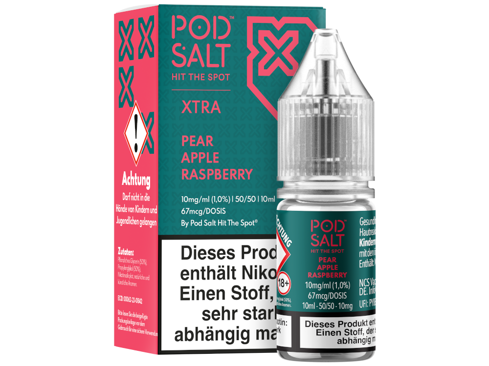 Pod Salt X - Pear Apple Raspberry - Nikotinsalz Liquid