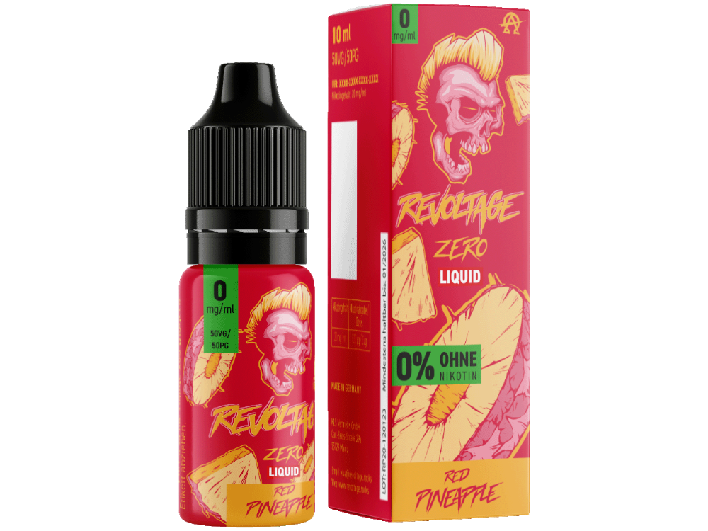 Revoltage - Red Pineapple - Hybrid Nikotinsalz Liquid 0 mg/ml