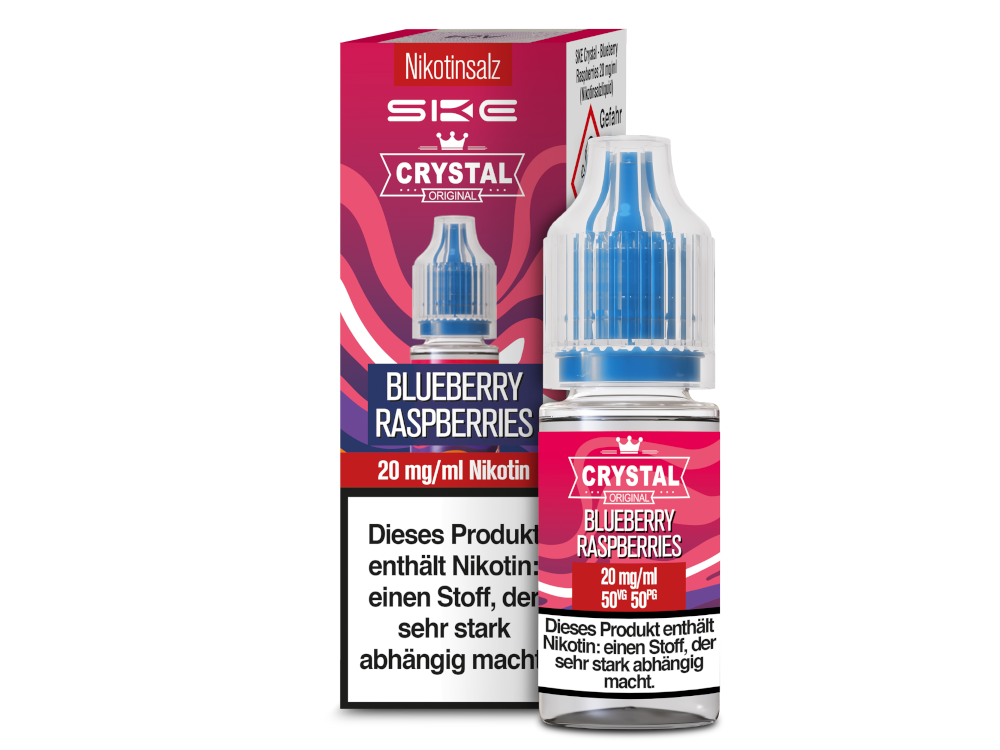 SKE - Crystal - Blueberry Raspberries - Nikotinsalz Liquid