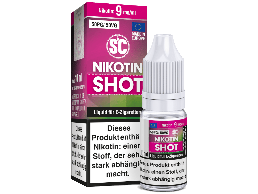 SC - 10 ml Nikotin Shot 50PG/50VG