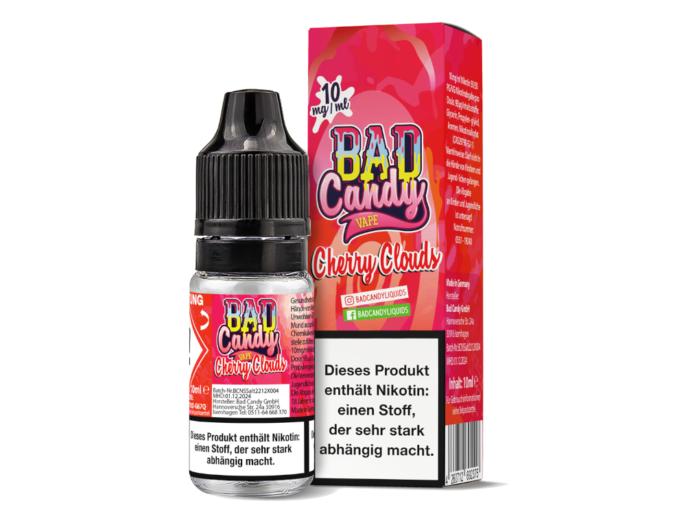 Bad Candy Liquids - Cherry Cloud - Nikotinsalz Liquid