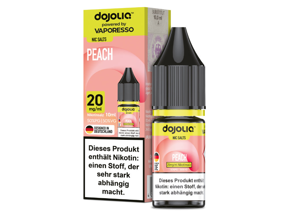 Vaporesso - Dojoliq - Peach - Nikotinsalz Liquid