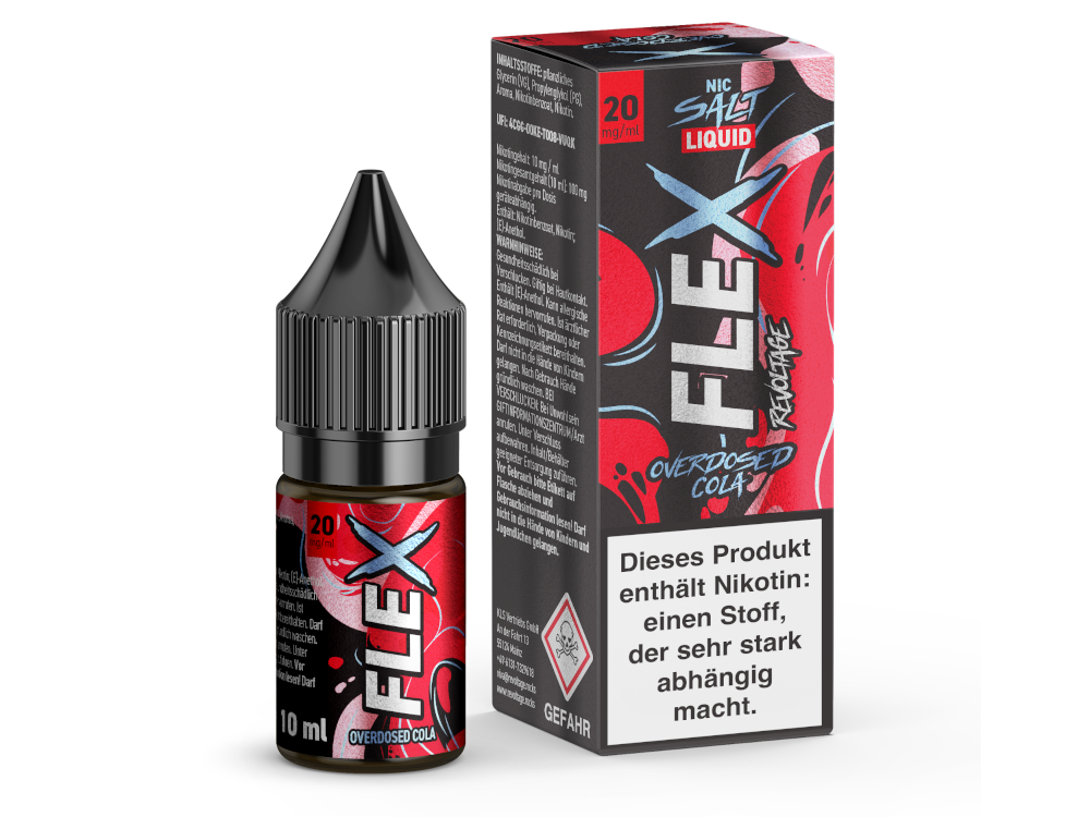 Revoltage - FLEX - Overdosed Cola - Nikotinsalz Liquid