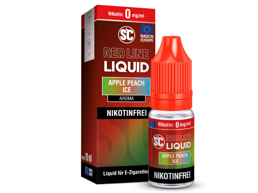 SC - Red Line - Apple Peach Ice - Nikotinsalz Liquid